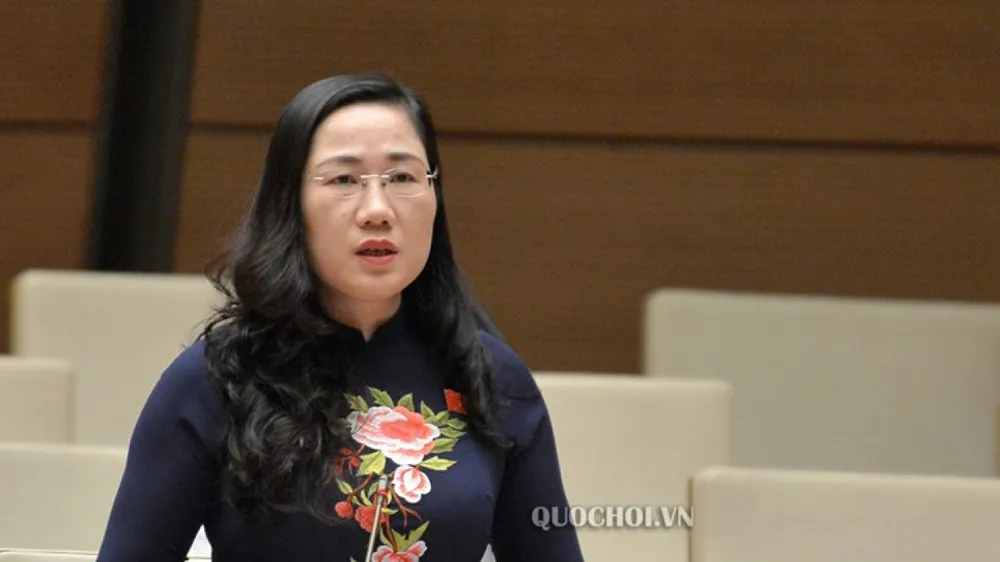 Đại biểu Quốc hội Nguyễn Thị Thủy, đoàn Bắc Kạn. (Ảnh: quochoi.vn)