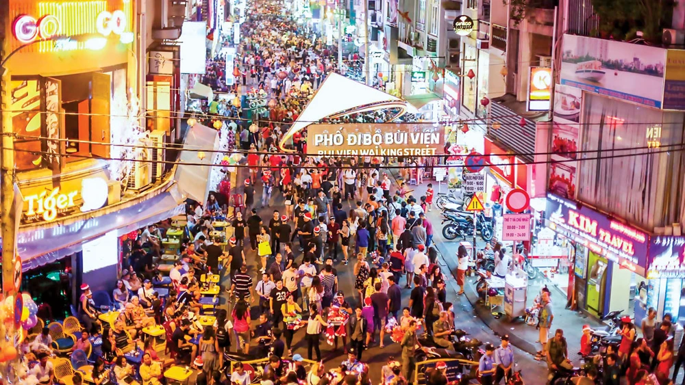 Bui Vien Walking Street.