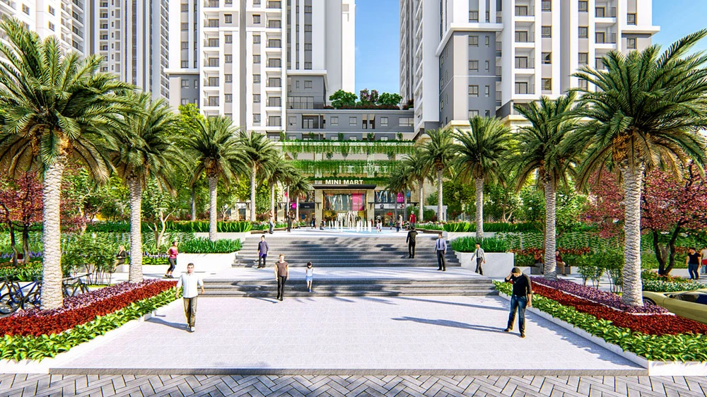 Phối cảnh siêu thị tại Bien Hoa Universe Complex.