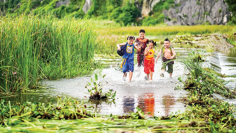 Cảnh trong phim Trạng Tí phiêu lưu ký.