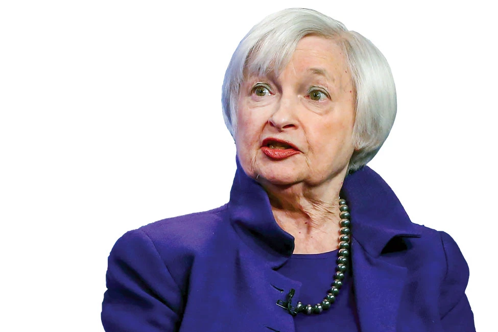 Tân Bộ trưởng Bộ Tài chính Mỹ Janet Yellen.