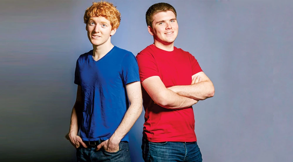 Hai anh em Patrick Collison và John Collison (phải).