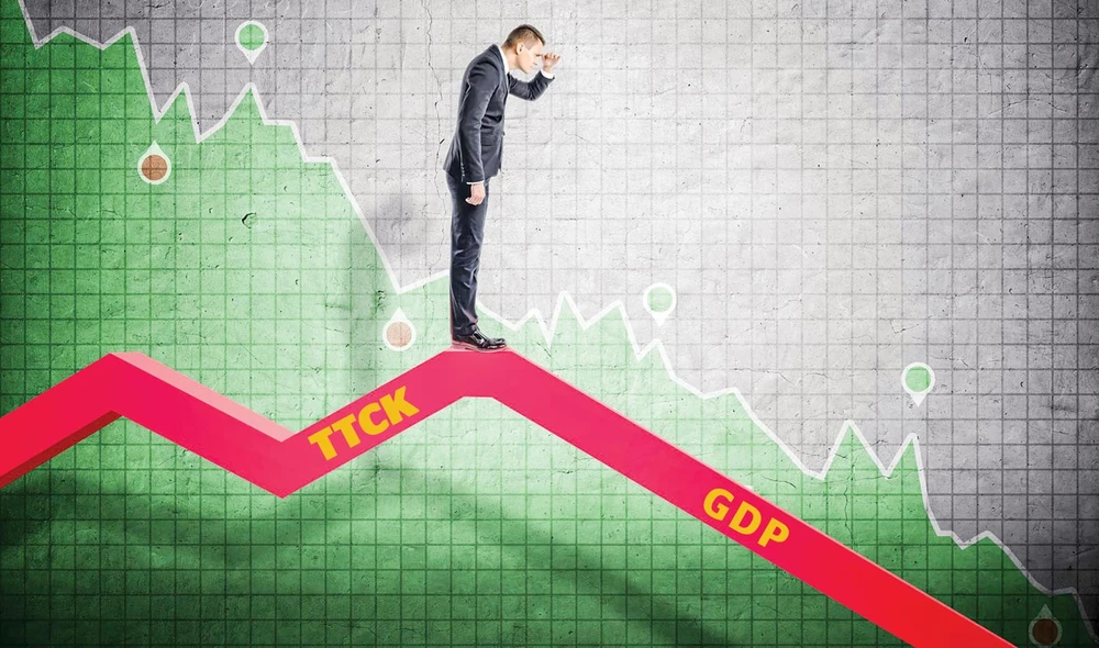 Khi TTCK tăng nóng thì GDP có dấu hiệu giảm tốc và ngược lại.