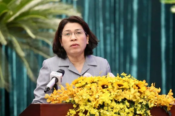 Giám đốc Sở KH-ĐT Lê Thị Huỳnh Mai. Ảnh: HOÀNG HÙNG Giám đốc Sở KH-ĐT Lê Thị Huỳnh Mai. Ảnh: HOÀNG HÙNG