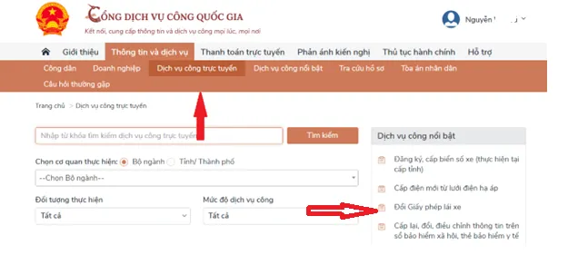 Hướng dẫn cách đổi giấy phép lái xe trực tuyến mức độ 4 ảnh 2