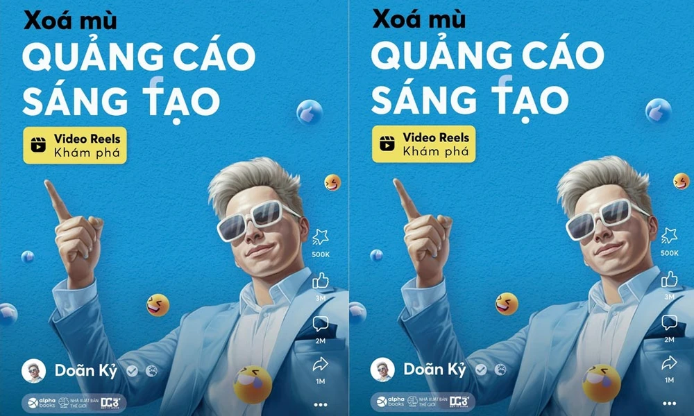 Quảng cáo sáng tạo cho nhân viên Facebook marketing