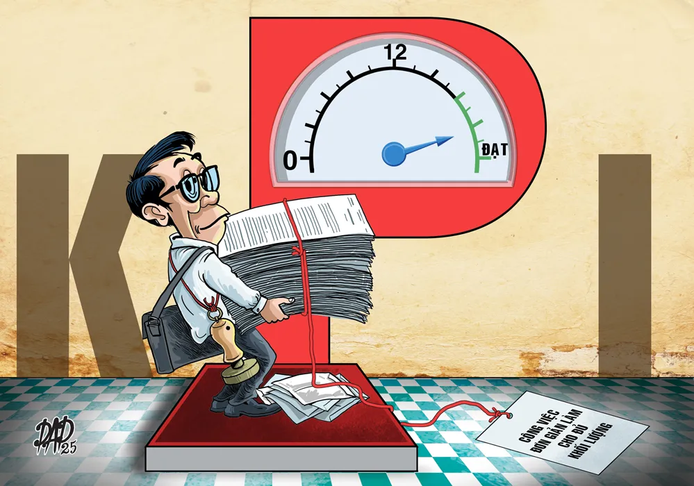 KPI cho công chức, không nên dựa vào những con số khô cứng