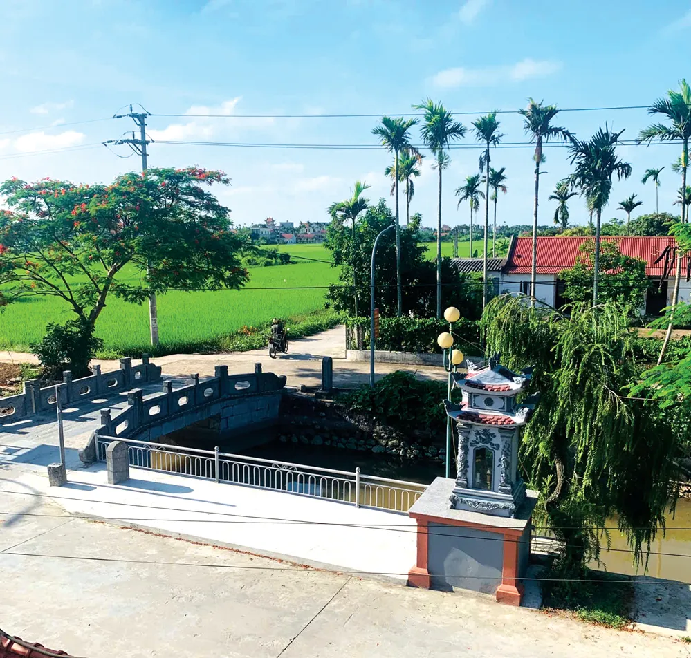 Xưa kia đường ra đồng gập ghềnh, đầy cỏ dại, nay nông thôn mới, bê tông khắp ngõ ngách. 3.jpg
