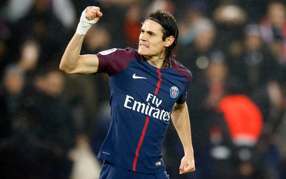 Edinson Cavani. Ảnh Getty Images.