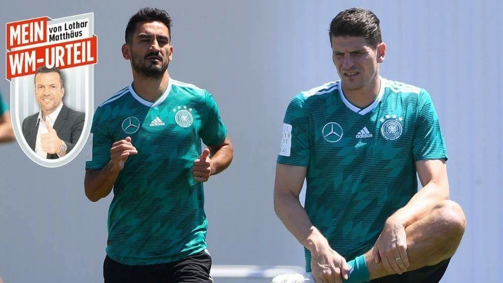 Gundogan (trái) và Gomez (phải) sẽ giúp cho Đức thắng Thụy Điển?