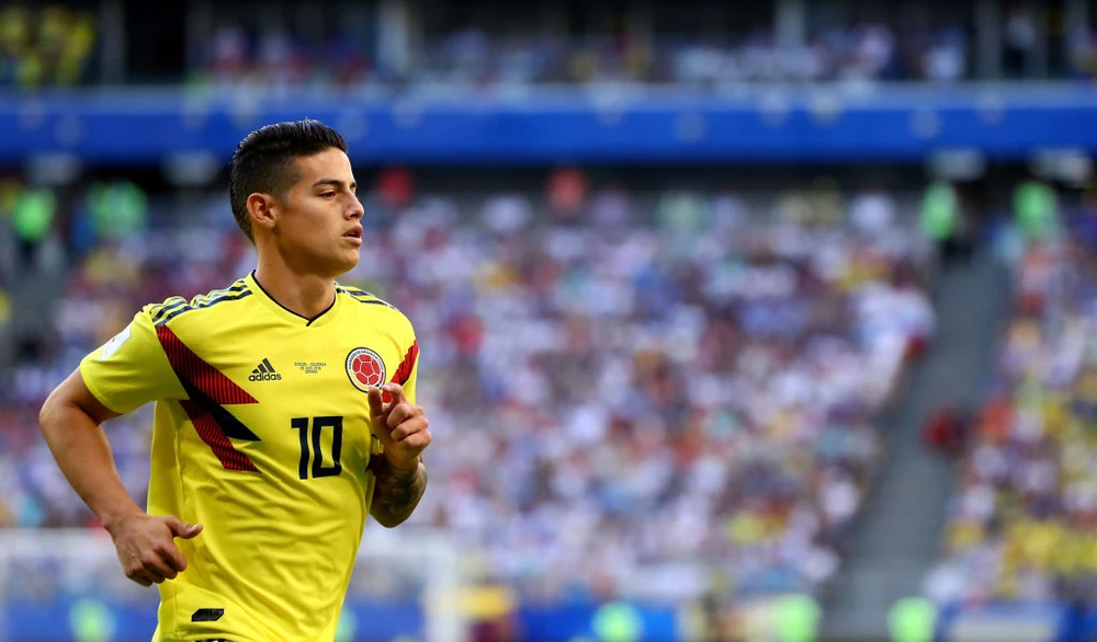 James Rodriguez sẽ kịp hồi phục chấn thương để ra sân gặp tuyển Anh.