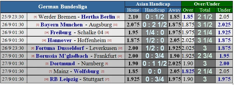 Lịch thi đấu Bóng đá châu Âu giữa tuần, ngày 26-9 (Mới cập nhật) ảnh 10