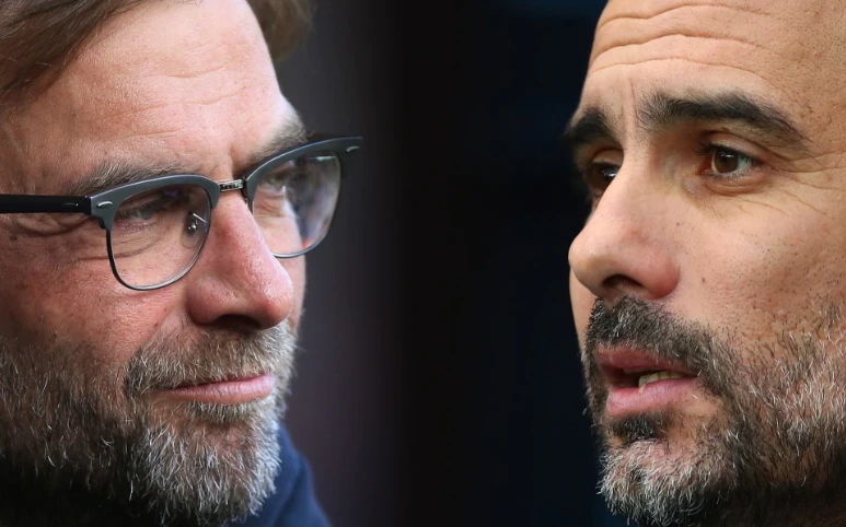 Jurgen Klopp (Liverpool) và Pep Guardiola (Man.City)