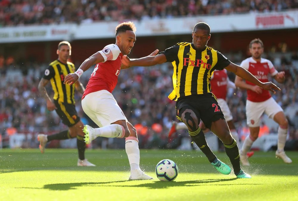 Aubameyang (trái, Arsenal) sẽ có cơ hội tỏa sáng