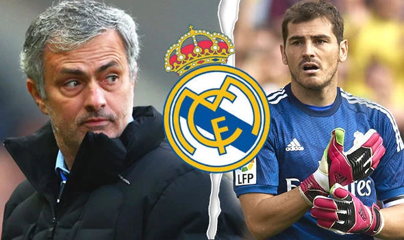 Jose Mourinho và Iker Casillas