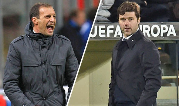 Max Allegri và Mauricio Pochettino