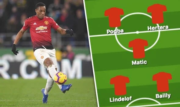 Anthony Martial trở lại đội hình chính