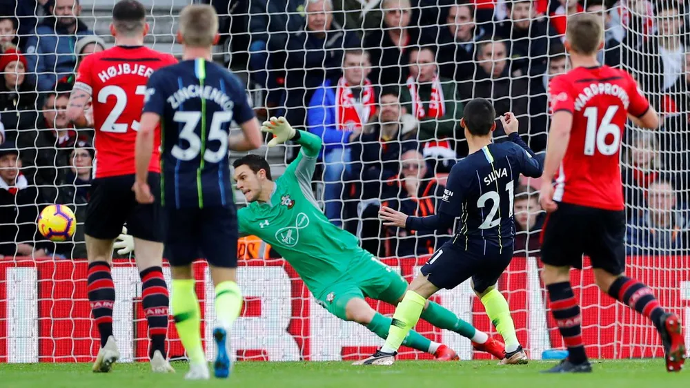 Thắng Southampton 3-1, Man City giành lại ngôi nhì bảng ảnh 4 Thắng Southampton 3-1, Man City giành lại ngôi nhì bảng ảnh 4