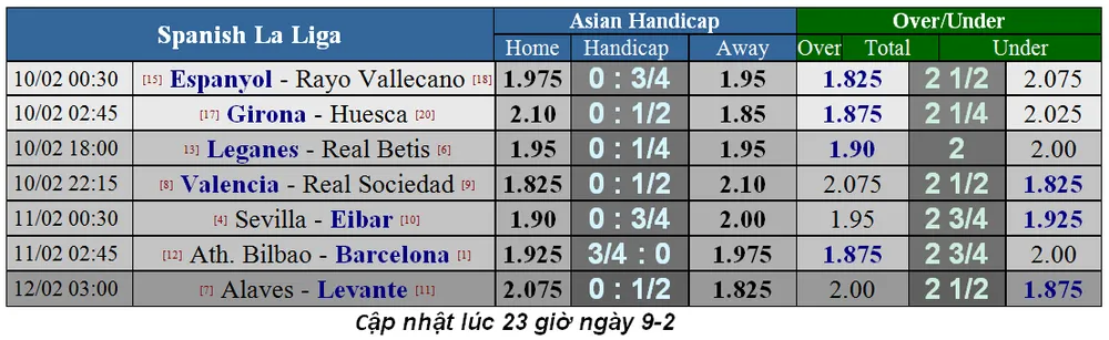 Lịch thi đấu bóng đá Ngoại hạng Anh ngày 10-2 (Cập nhật lúc 18 giờ) ảnh 9