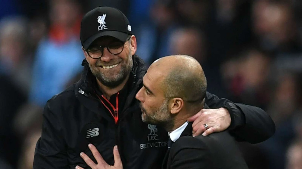 Jurgen Klopp và Pep Guardiola