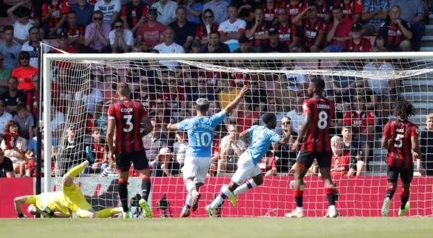 Bournemouth - Man City 1-3 Aguero ghi cú đúp, The Citizens chiếm ngôi nhì bảng ảnh 7