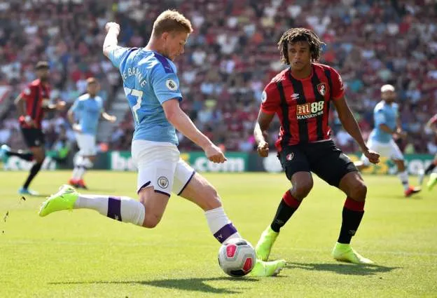 Bournemouth - Man City 1-3 Aguero ghi cú đúp, The Citizens chiếm ngôi nhì bảng ảnh 4