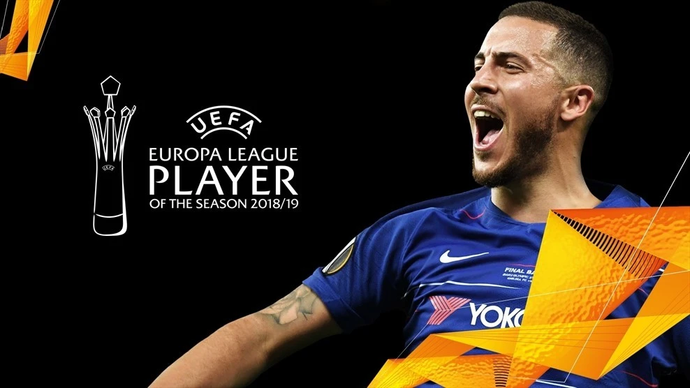 Eden Hazard thắng giải Cầu thủ xuất sắc nhất Europa League