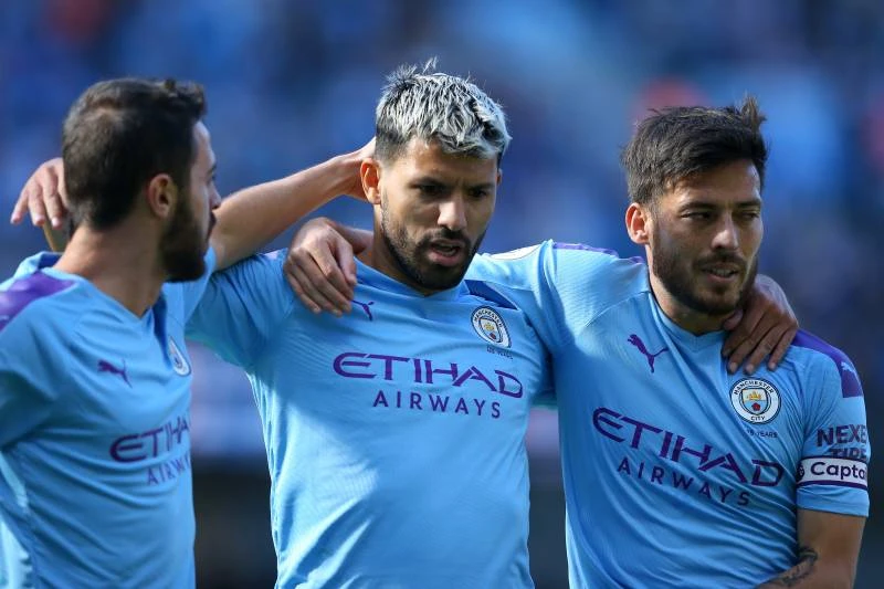 SErgio Aguero (giữa) sẽ trở lại đội hình chính