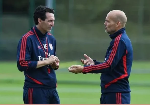 Unai Emery và Ljungberg