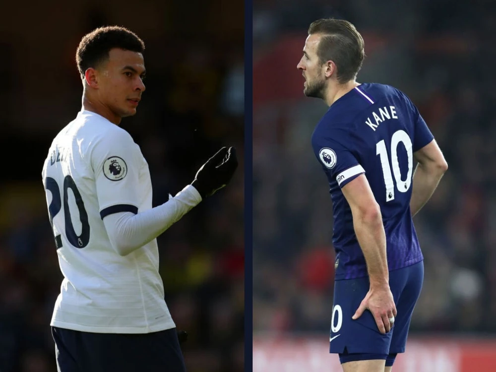 Dele Alli và Harry Kane