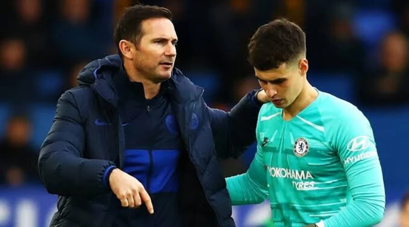 HLV Frank Lampard và thủ thành Kepa