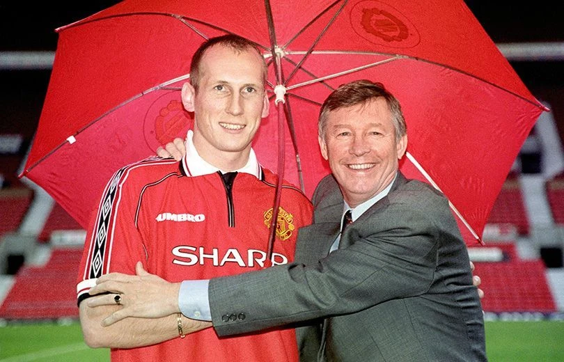 Jaap Stam và Sir Alex ở Man United