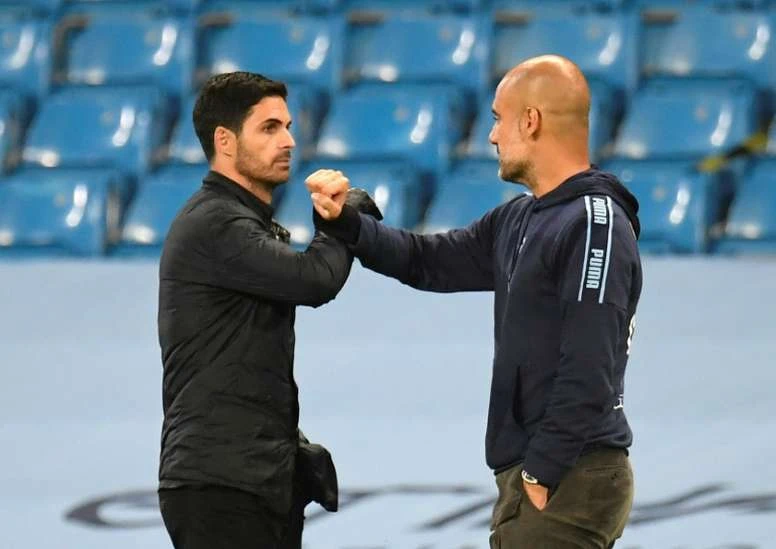 Pep Guardiola gặp lại cậu học trò Mikael Arteta 