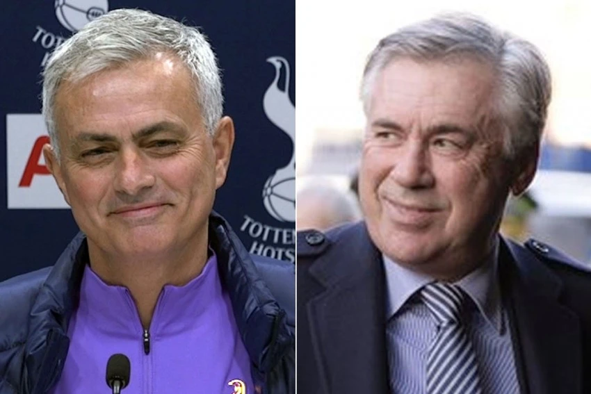 Jose Mourinho và Carlo Ancelotti