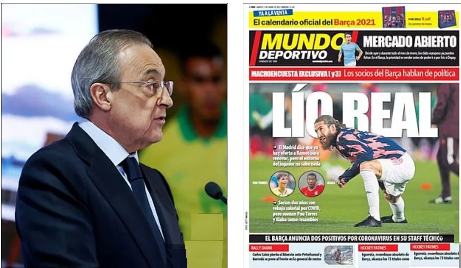 Sergio Ramos gây sốc cho Chủ tịch Real Madrid: ‘PSG sẽ xây dựng đội hình với tôi và Messi’ ảnh 2