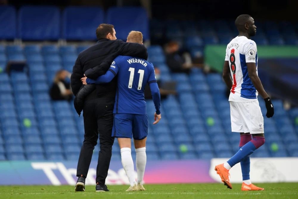 HLV Frank Lampard và Timo Werner sau trận đấu