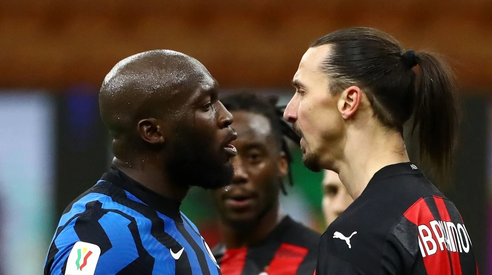 Romelu Lukaku và Zlatan Ibrahimovic