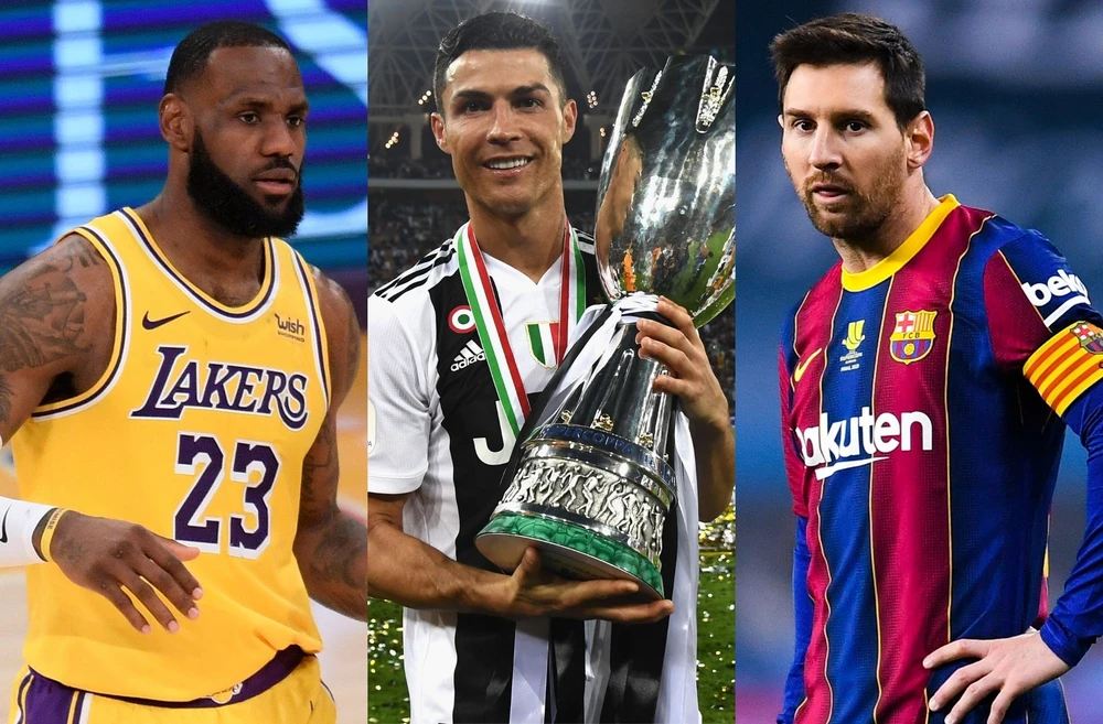 LeBron James, Ronaldo và Messi