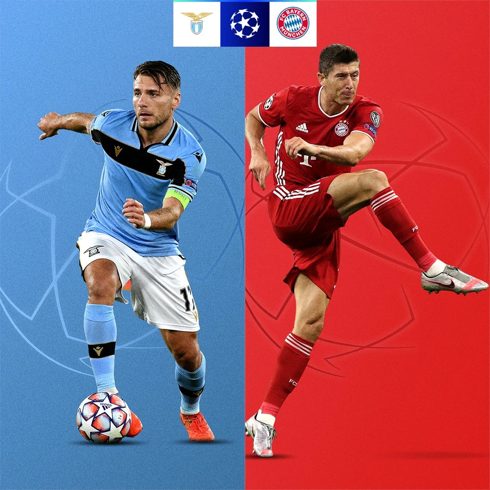 Ciro Immobile (Lazio) và Robert Lewandowski (Bayern)