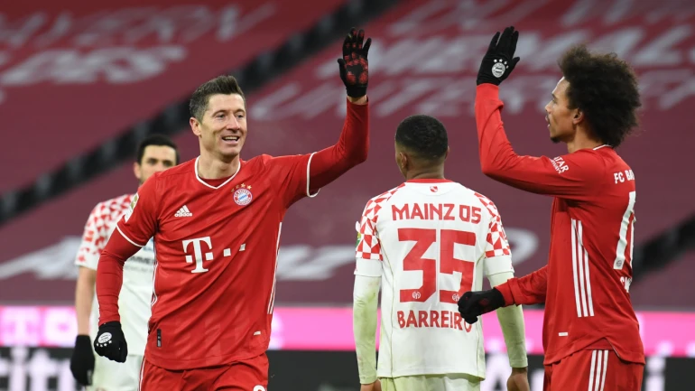 Lượt đi, Bayern đã thắng Mainz đến 5-2 trên sân nhà