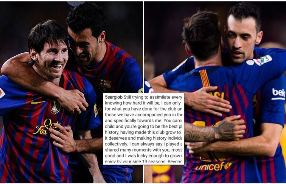 Sergio Busquets đã gắn bó với Messi 13 mùa giải