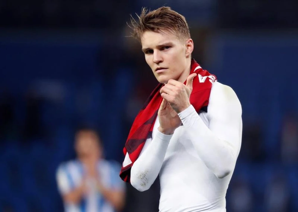 Martin Odegaard trong màu áo Arsenal