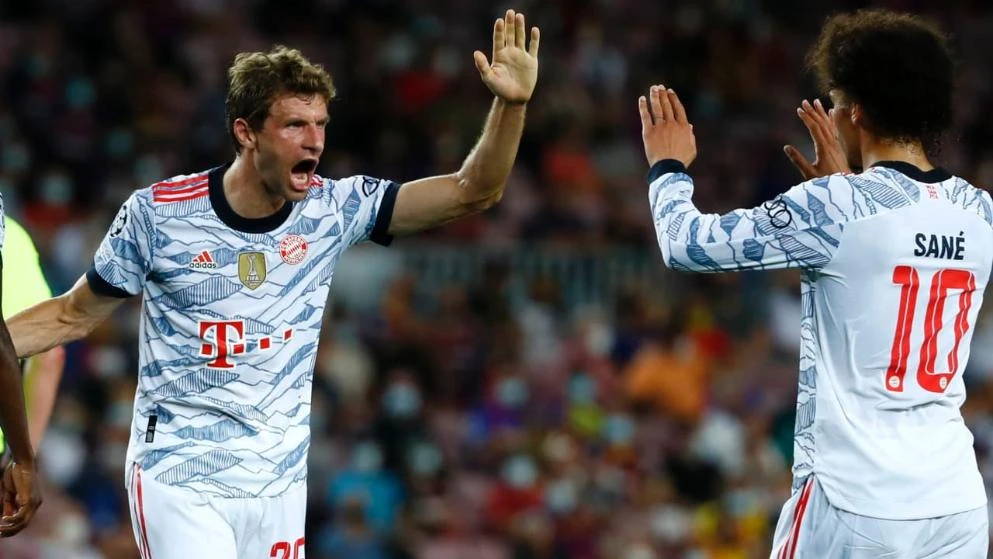 Thomas Muller và Robert Lewandowski