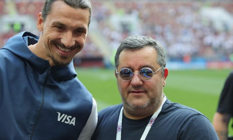 Zlatan Ibrahimovic và Mino Raiola