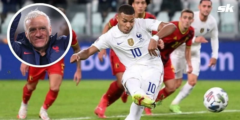 Kylian Mbappe sút thắng quả 11m trước tuyển Bỉ