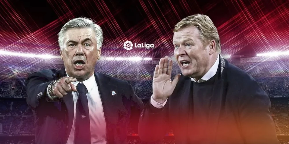 Carlo Ancelotti và Ronald Koeman