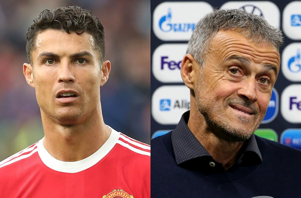 Ronaldo và Luis Enrique