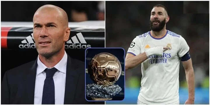 Zinedine Zidan và Karim Benzema