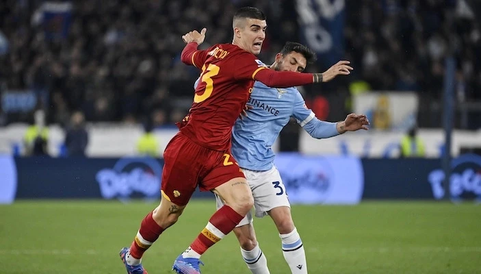 Trận derby thành Rome luôn căng thẳng và quyết liệt