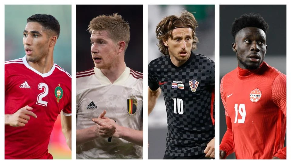 De Bruyne và Luka Modric (giữa))mặc sức tung hoành trước Canada và Morocco